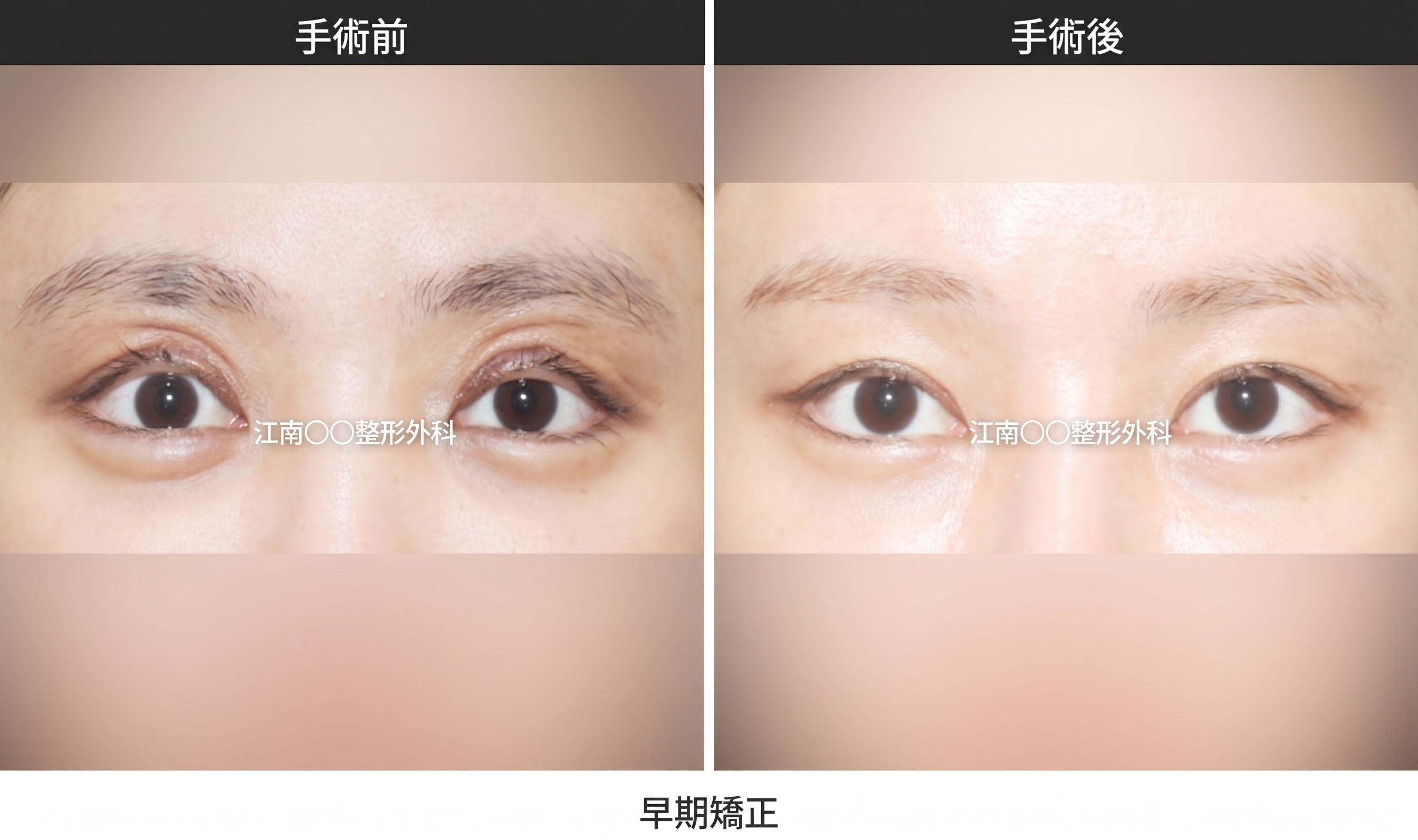 雙眼皮手術失敗、提眼肌過度矯正、多層摺痕，把握黃金期早期修復是可行的 사진 4